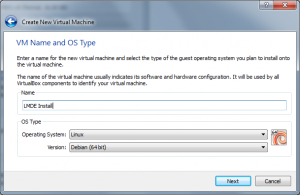 Create new VM